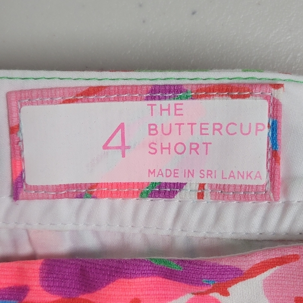 Lilly Pulitzer In The Vias Buttercup Scalloped Shorts Size 4. - Picture 8 of 14